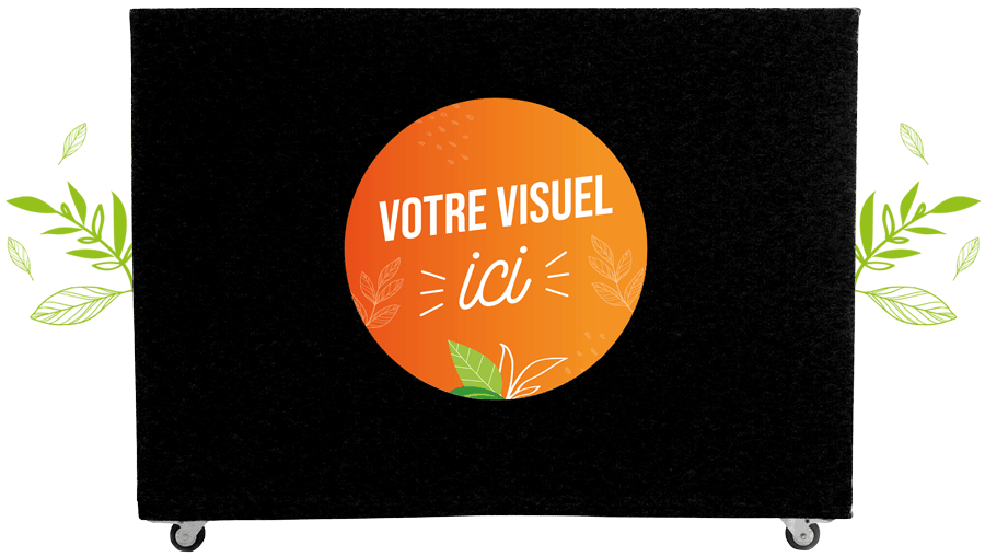 Personnalisez un comptoir à smoothie pour événements sur salon