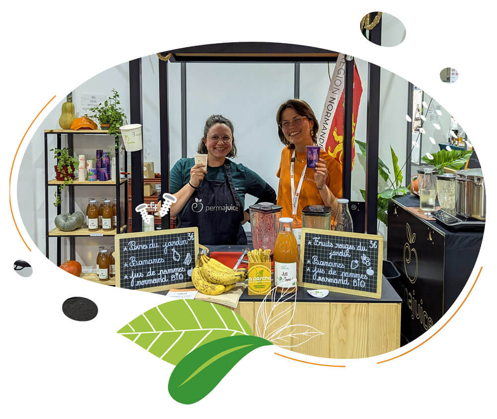 Animation bar à smoothies bio pour événements écoresponsable