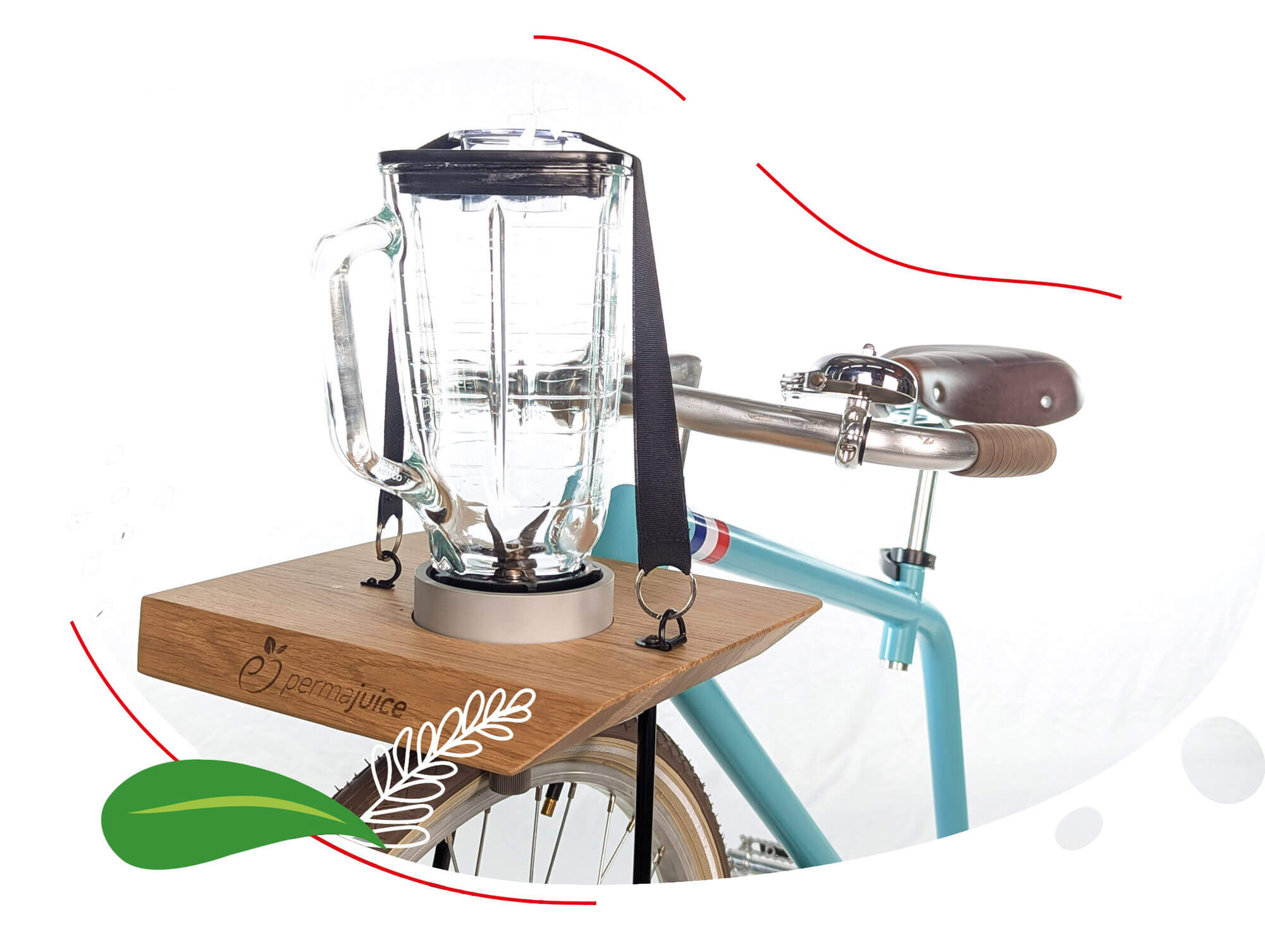Blender Rosan 1 L utilisé avec le vélo blender Vintage