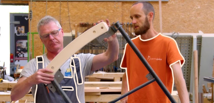 Partenaire local pour fabrication vélo Woody