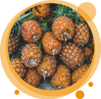 Visuel de plusieurs ananas pour montrer les goûts possibles
