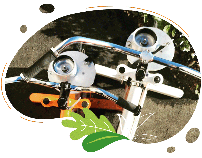 Support blender du vélo Original présenté en détail