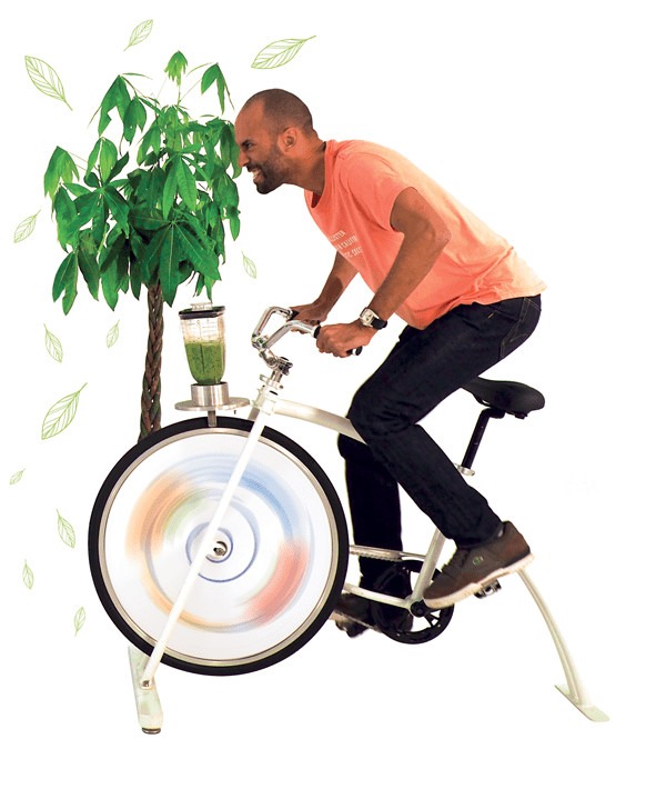 Visuel présentant le design universel du vélo blender Original