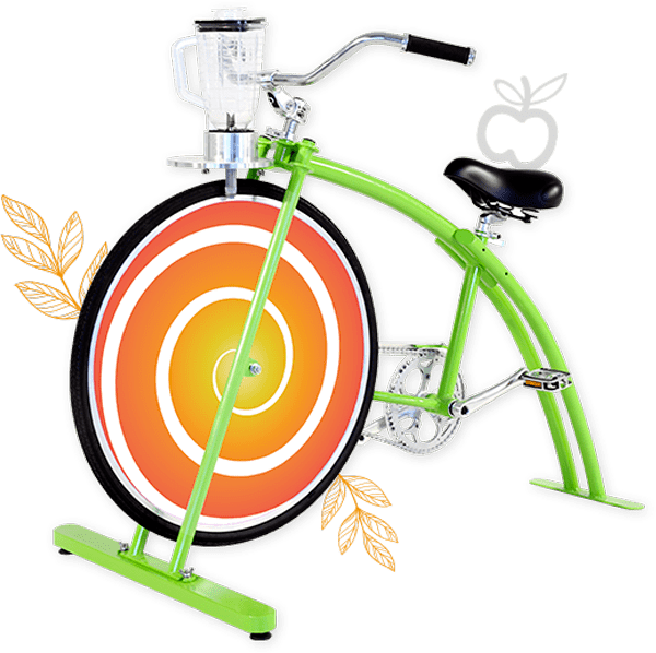 Vélo blender Original avec roue personnalisée