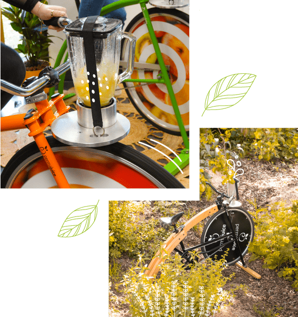 Vélos blenders Original et Woody Permajuice
